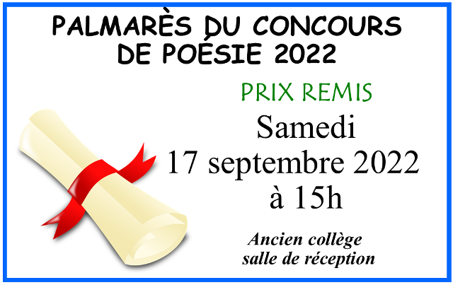 Concours 2022 palmarès